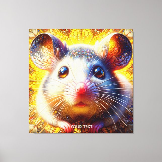 Fantasy Cute Sweet Surreal Mice  Canvas Print (Front)