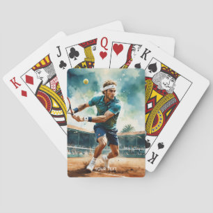 Fantasy Cute Tennis Player Ball Playing Cards
