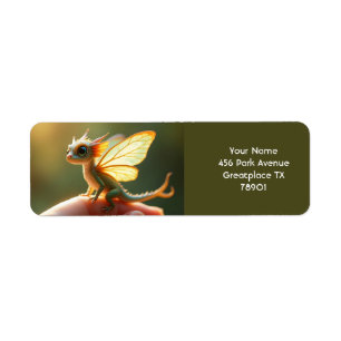 Fantasy Cute Tiny Baby Dragon