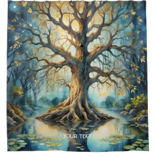 Fantasy Cute Tree Swamp Night