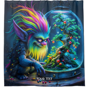 Fantasy Cute Troll Bonsai Tree