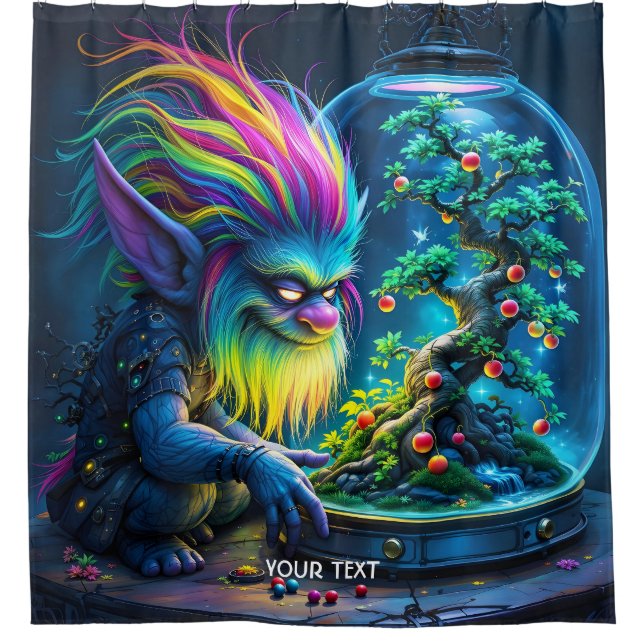 Fantasy Cute Troll Bonsai Tree (Front)