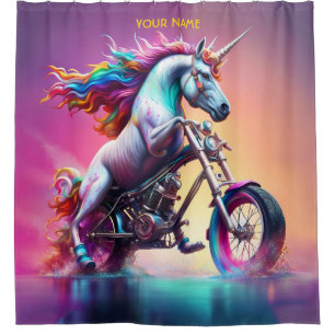 Fantasy Cute Unicorn Riding Bike