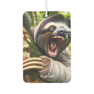 Fantasy Cute Very Angry Sloth Air Freshener
