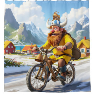 Fantasy Cute Viking Village Bike