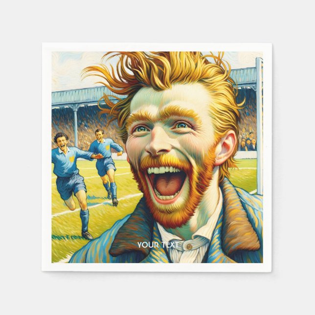 Fantasy Cute Vincent Van Goal Napkin (Front)