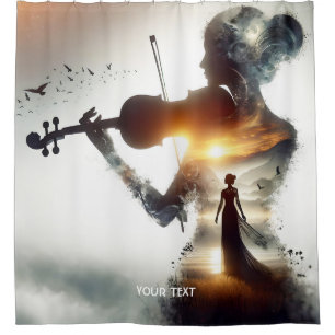 Fantasy Cute Violin Girl Sun