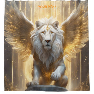 Fantasy Cute Vivid Angelic White Lion