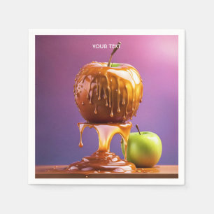 Fantasy Cute Vivid Apple Caramel Syrup Napkin