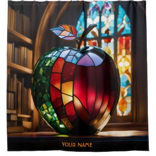 Fantasy Cute Vivid Apple Stained Glass