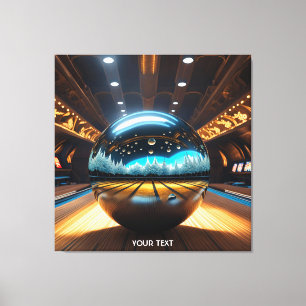 Fantasy Cute Vivid Bowling Glass Ball Canvas Print