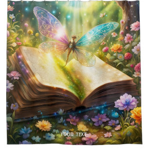 Fantasy Cute Vivid Butterfly Book Forest