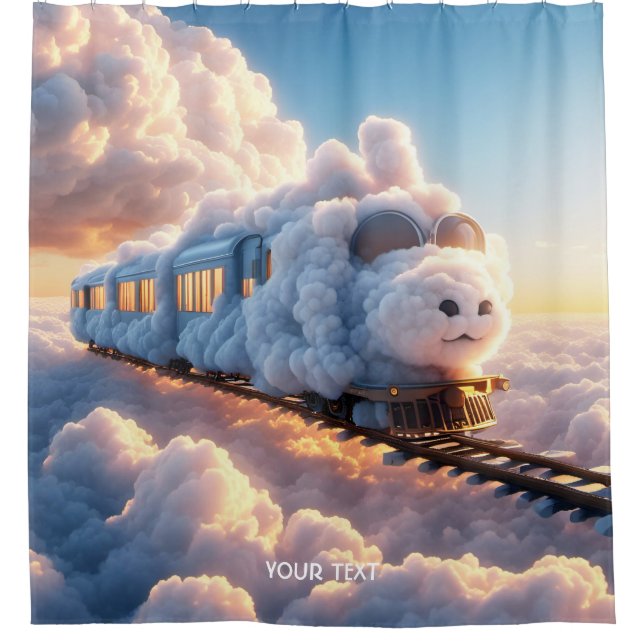 Fantasy Cute Vivid Cloud Train Sunrise (Front)