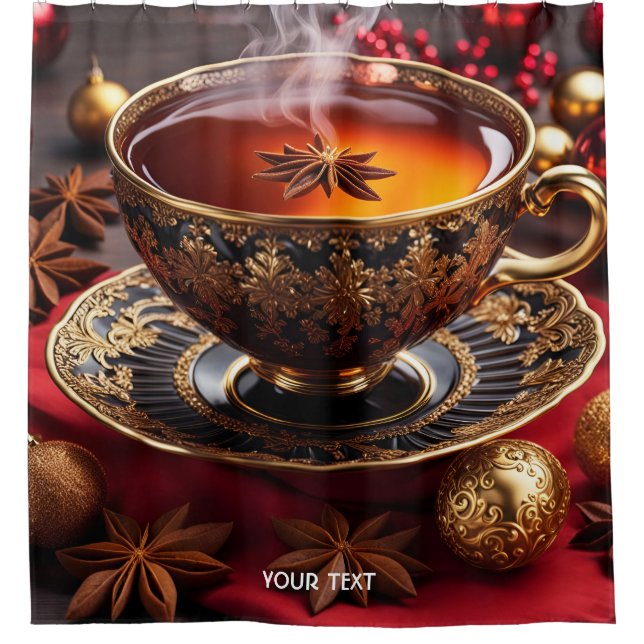 Fantasy Cute Vivid Cup Tea Christmas (Front)