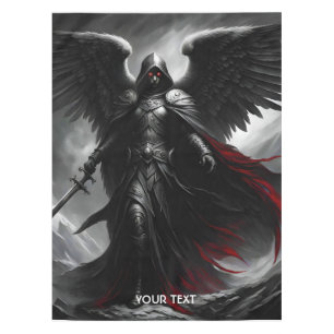 Fantasy Cute Vivid Dark Scary Angel Tablecloth