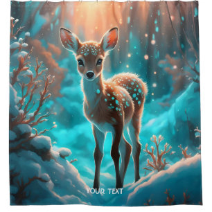 Fantasy Cute Vivid Fawn Baby Winter