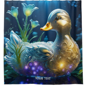 Fantasy Cute Vivid Glass Duck Flowers