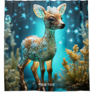 Fantasy Cute Vivid Glass Fawn Winter