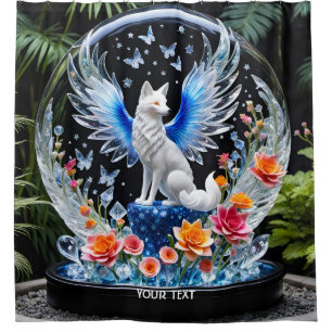Fantasy Cute Vivid Glass Fox Flowers