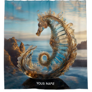 Fantasy Cute Vivid Glass Seahorse