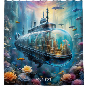 Fantasy Cute Vivid Glass Submarine Flowers