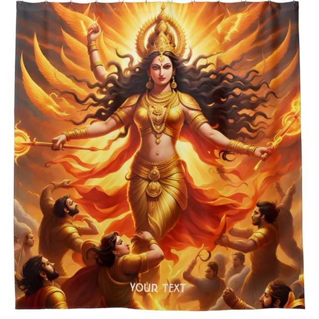 Fantasy Cute Vivid Goddess Durga Battle (Front)