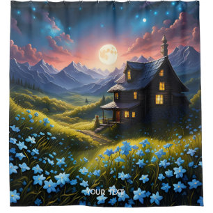Fantasy Cute Vivid House Night Moon