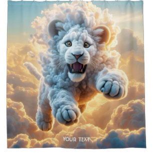 Fantasy Cute Vivid Leaping Cloud Lion