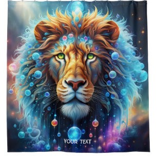 Fantasy Cute Vivid Lion Space Bubbles