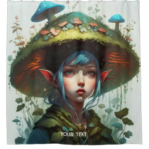 Fantasy Cute Vivid Mushroom Forest Girl