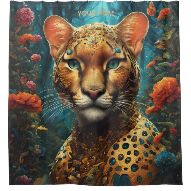 Fantasy Cute Vivid Romantic Big Cat (Front)