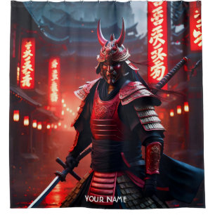 Fantasy Cute Vivid Samurai In Red