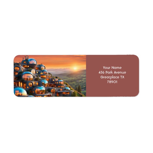 Fantasy Cute Vivid Sunset Colourful Condo (Front)