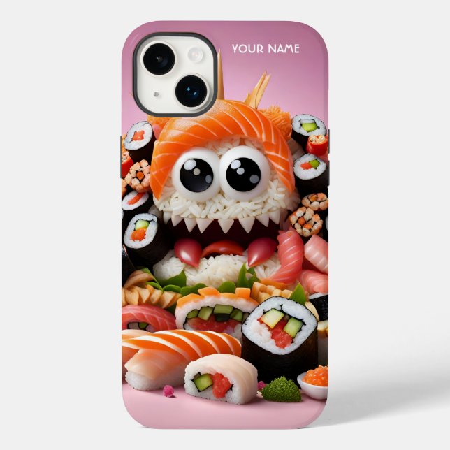 Fantasy Cute Vivid Sushi Funny Creature Case-Mate iPhone Case (Back)