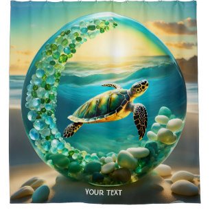 Fantasy Cute Vivid Turtle Sea Waves