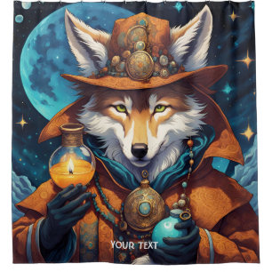 Fantasy Cute Vivid Wolf Wizard Potions