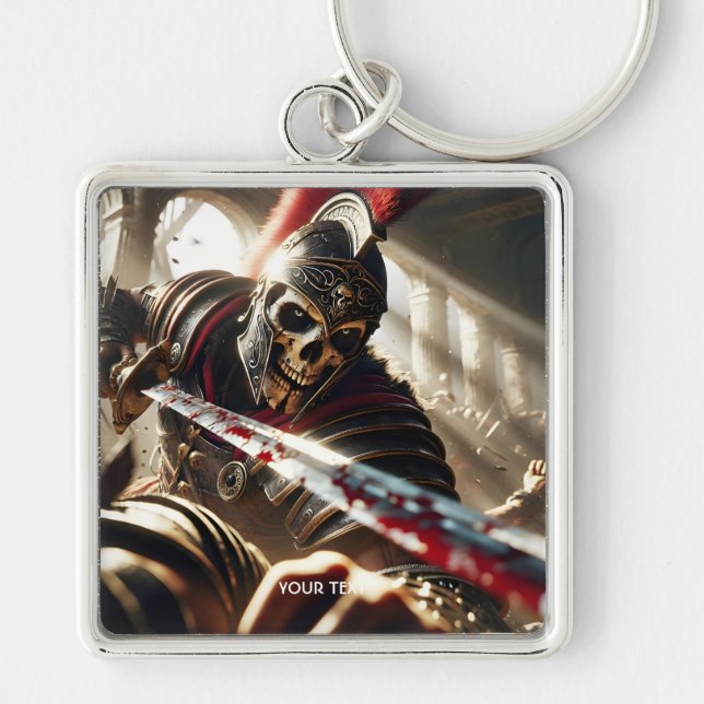 Fantasy Cute  Warrior Ancient Armour Keychain (Front)