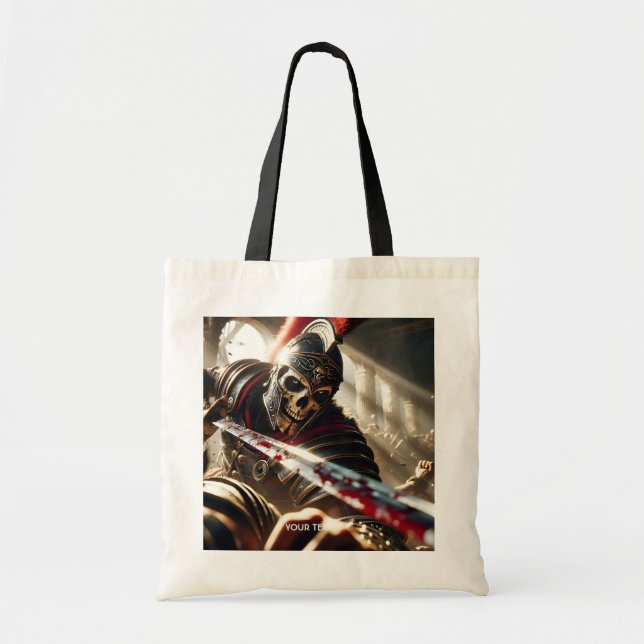 Fantasy Cute  Warrior Ancient Armour Tote Bag (Front)