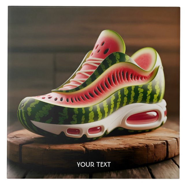Fantasy Cute Watermelon Sport Shoes Tile (Front)