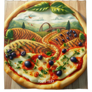 Fantasy Cute Whimsical Italian Landscape
