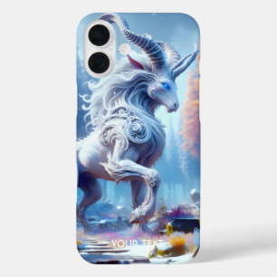 Fantasy Cute White Chimera Winter iPhone 16 Plus Case