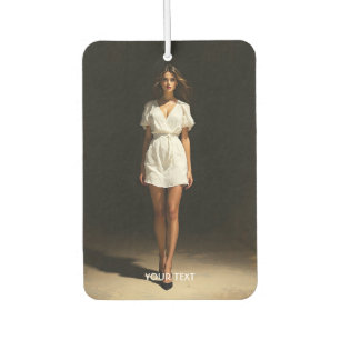 Fantasy Cute White Dress Girl Air Freshener