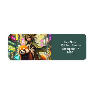 Fantasy Cute Wild Panda Ride