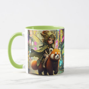 Fantasy Cute Wild Panda Ride Mug