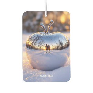 Fantasy Cute Winter Snow Apple Air Freshener