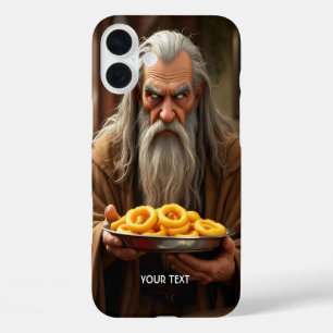 Fantasy Cute Wizard Onion Rings iPhone 16 Plus Case