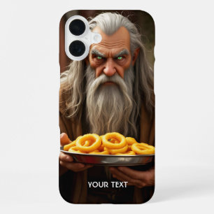 Fantasy Cute Wizard Onion Rings iPhone 16 Plus Case