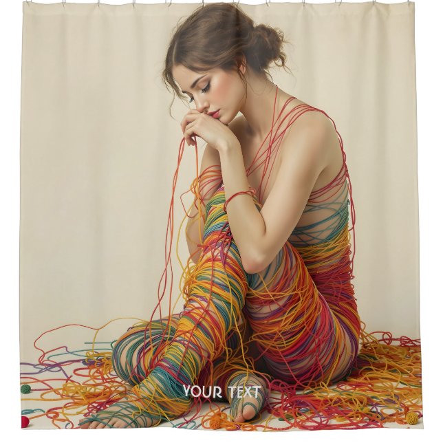 Fantasy Cute Woven Wrapped Yarn (Front)