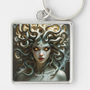 Fantasy Cute Yellow Eyes Snakes Keychain