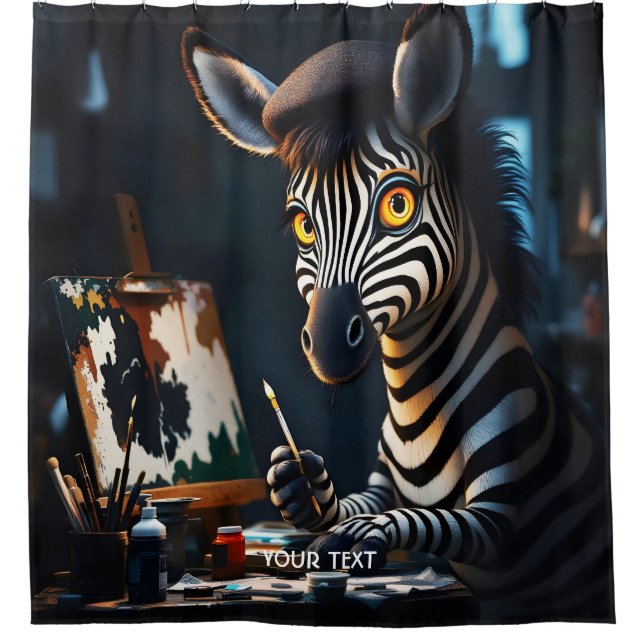 Fantasy Cute Zebra Face Painting (Front)